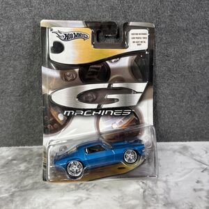 2006 Hot Wheels G Machines Blue '70 Camaro 1/50 Scale Blue Black Stripes